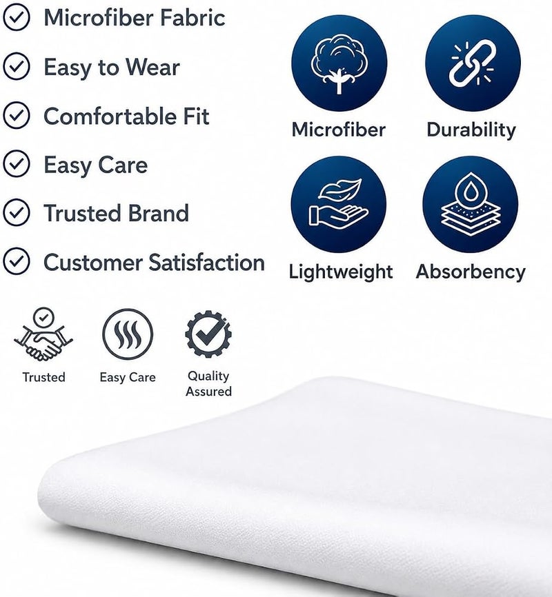 Ihram for Boys Towel 6–10 Years White Islamic Ahram Ehram Pilgrimage Garment Absorbent Breathable Kids Ihram Clothes for Hajj Umrah Rituals - Image 2