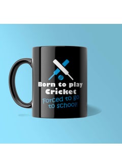 LIGHTNIING HAMMERZ LIGHTNIING HAMMERZ Born to Play Cricket Coffee Mugs Printed Coffee Mugs Mugs for CricketersFans Kids 330ml Microwave Dishwasher Gift for Friends  - Image 2