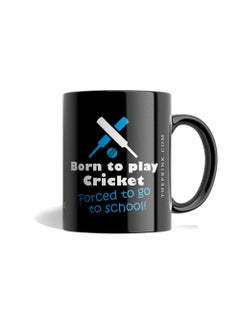 LIGHTNIING HAMMERZ LIGHTNIING HAMMERZ Born to Play Cricket Coffee Mugs Printed Coffee Mugs Mugs for CricketersFans Kids 330ml Microwave Dishwasher Gift for Friends  - Image 1