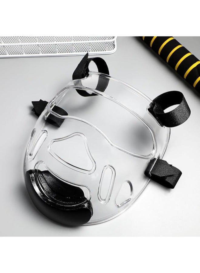 Taekwondo Boxing Mask (Face Shield) Hockey and Karate Helmet, Hockey Mask, Multicolor Boxing Face Guard Multicolour - Image 2