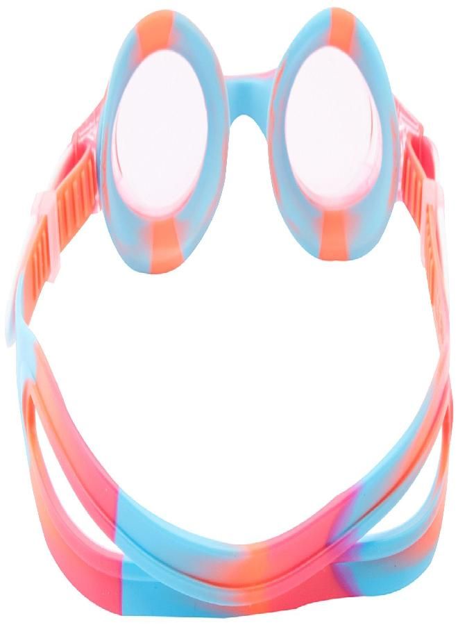 TYR TYR Youth Tie Dye Swimple Goggles, Pink/White, One Size, Age 3-10 - Image 2