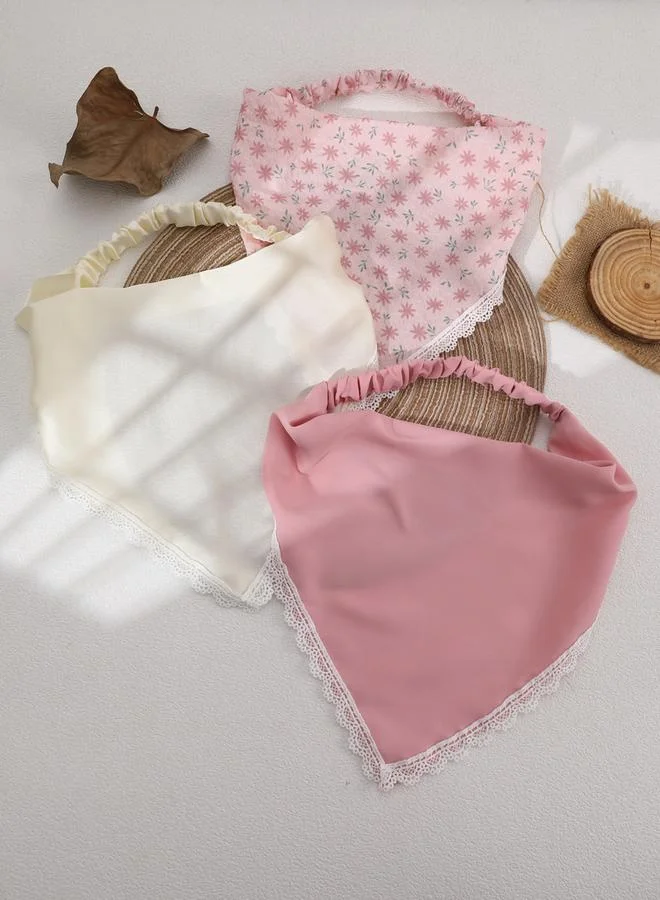 تايك تو طقم من قطعتين - وشاح مثلث