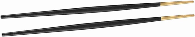 Black Gold Stainless Steel 304 Chopsticks Set Heat Resistant Durable For Home And Restaurant Use - Image 1