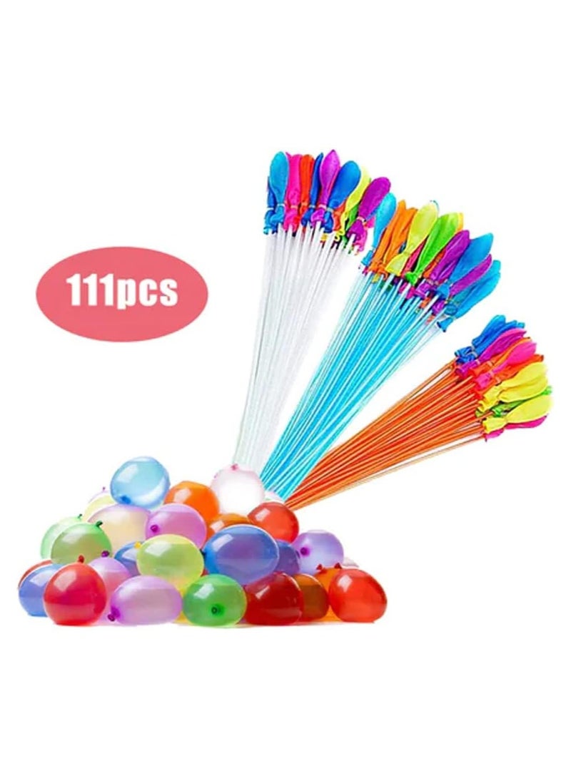 Water Party Decorations Latex Balloons - 111 colorful pieces perfect for birthdays and special occasions - Image 3
