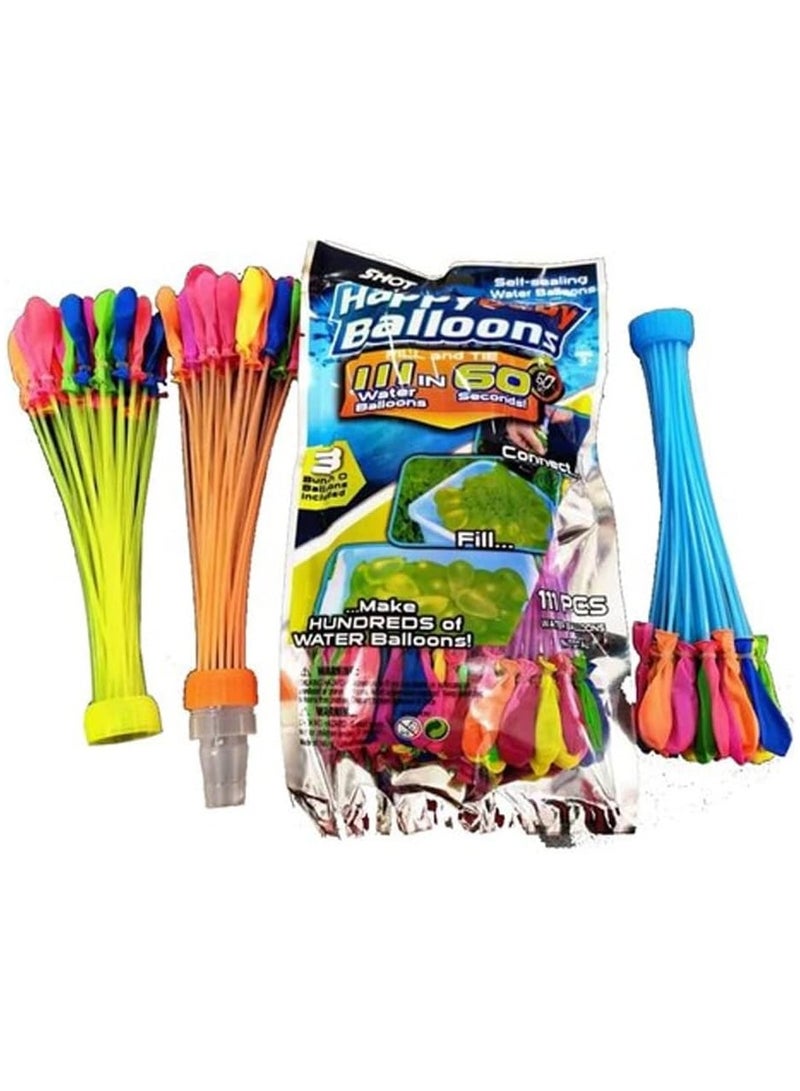 Water Party Decorations Latex Balloons - 111 colorful pieces perfect for birthdays and special occasions - Image 2