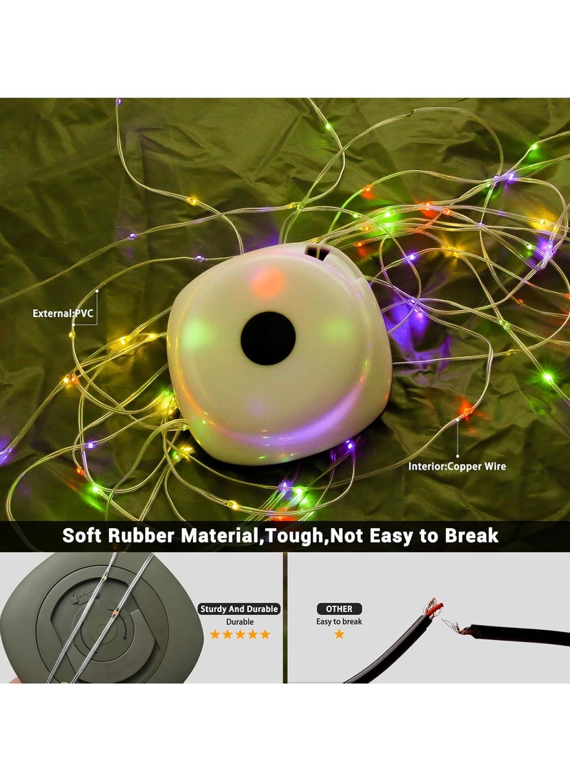 Generic Camping Light, 5 Lighting Modes, Length 32.8 ft, Colorful Outdoor String Lights, Retractable LED Strip, Waterproof, Rechargeable, Portable Camping Lights for Camping, Yard (Colorful Light)  - Image 4