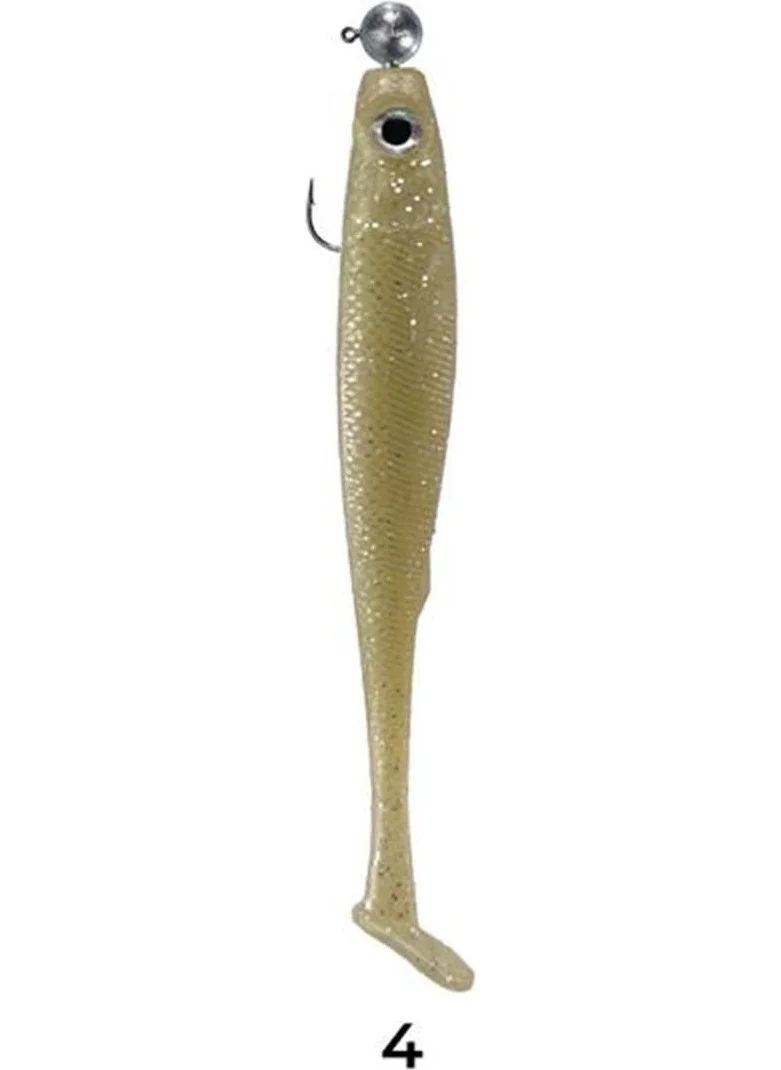 Ryuji Mister Shad 11 cm Silicone Fish Bait with Jighead 5 Gr