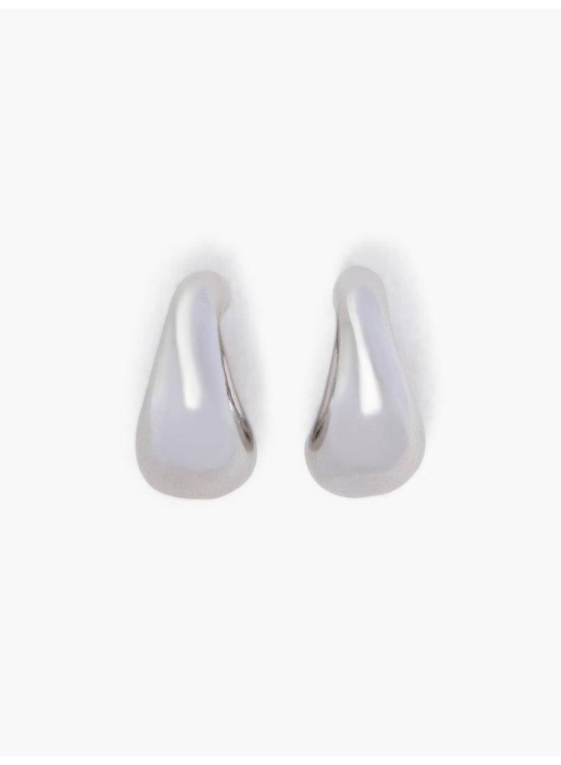 French Connection UK Small Teardrop Stud Earrings - Image 2