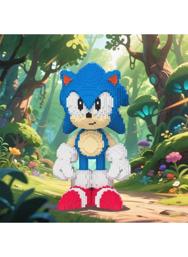 Sonic The Hedgehog Building Blocks Set Classic Game Character DIY Assembly Bricks Toy Desktop Decoration Gift for Kids Fans - Image 1