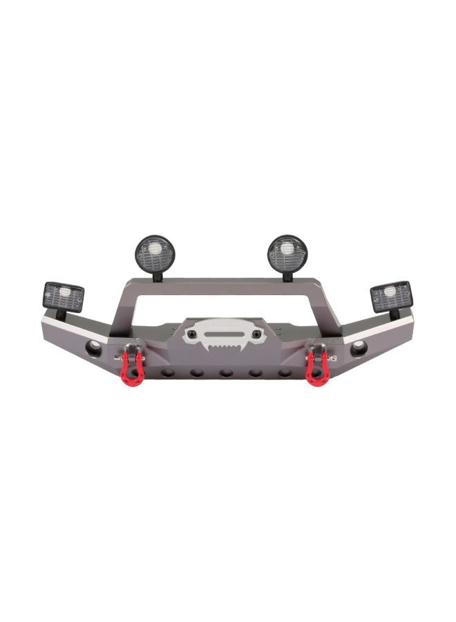 NIBEMINENT Metal Front Bumper With 2 Led Lights For TRX-4 RM11860T-1 - Image 2