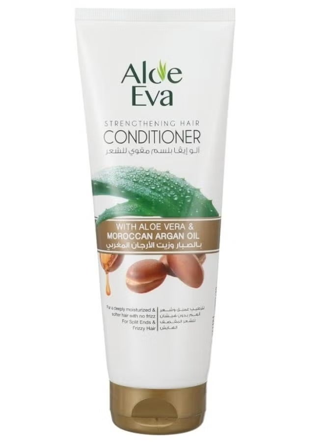 Aloe Eva Strengthening Hair Conditioner With Aloe Vera & Moroccan Argan Oil - 230ml - Image 1