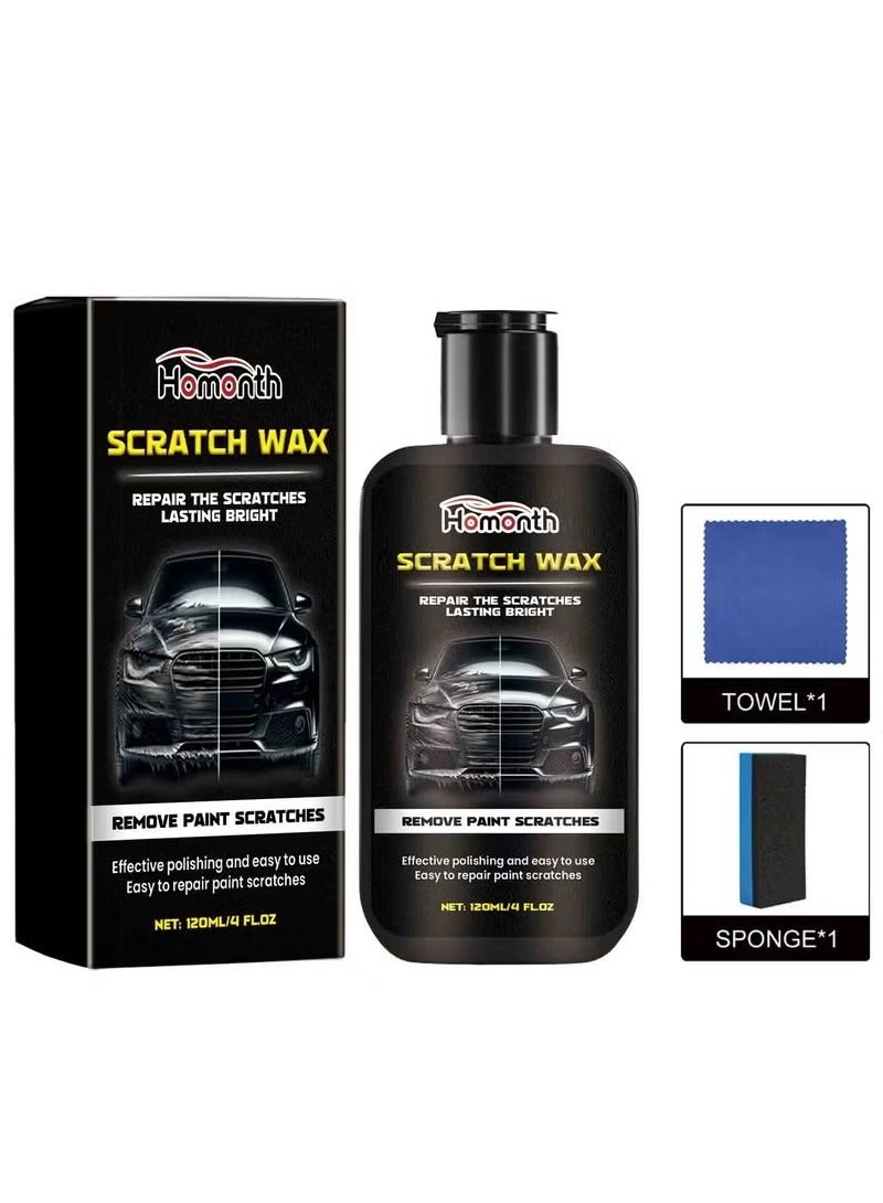 Homonth Car Scratch Wax for Repair Scratches, Remove Paint Scratches, and Restore Car's Luster  - Image 1