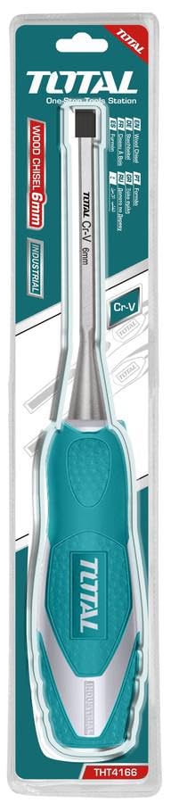 TOTAL MR LIGHT TOTAL Wood Chisel CrV Chrome Vanadium W 16 x L 140 mm Silver - Image 2