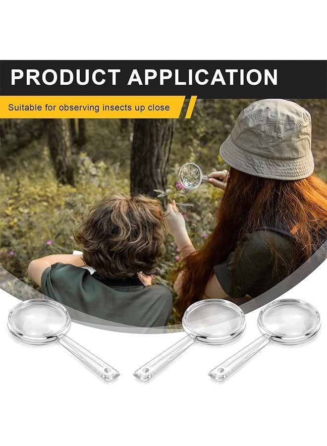 Quantum 20 PCS Mini Magnifying Glasses, 5X Plastic Mini Handheld Magnifying Glasses, Portable Reading Magnifiers Ideal for Kids, Seniors Students at School and Outdoor Use - Image 5