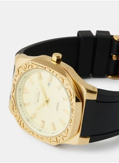 Royale Mega Round Shape Analog Wrist Watch RE222/5 - 40mm - Black  - Image 3