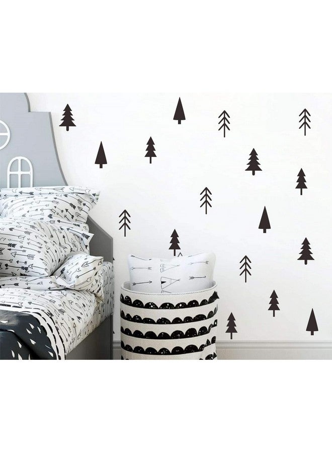THEYGE Small Pine Tree Wall Sticker - Vinyl Forest Woodland Decals - Peel and Stick for Nursery, Kids Room, Bedroom Decor - Image 3