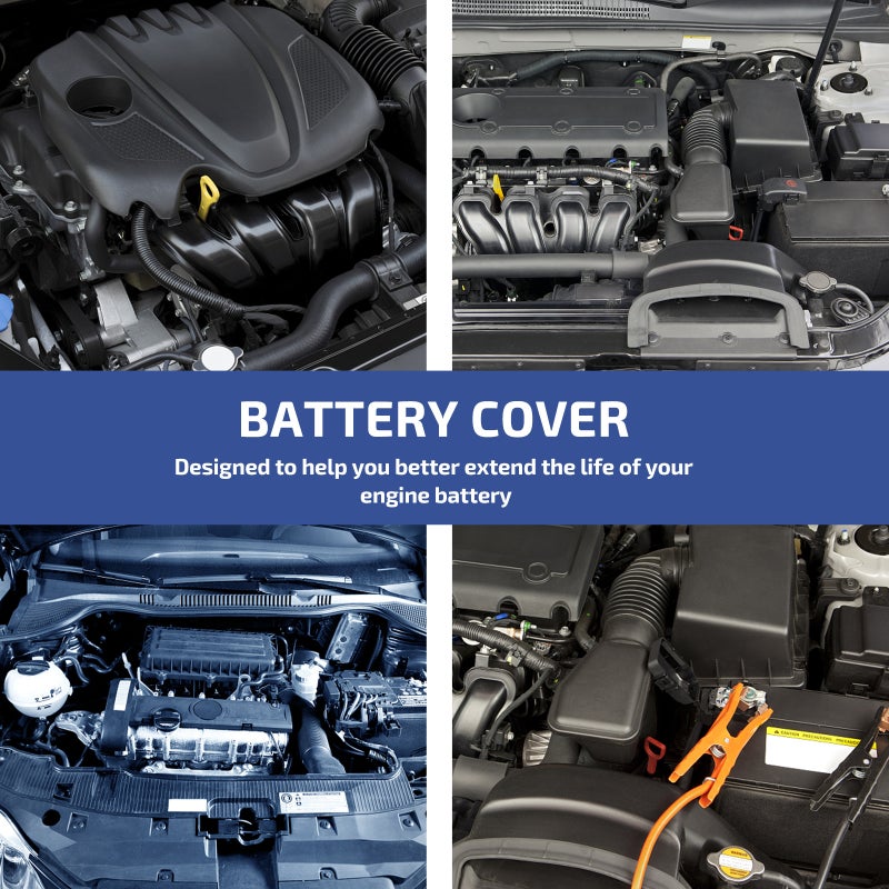 1pc Professional Car Battery Protective Cover Motor Battery Protector - Image 5