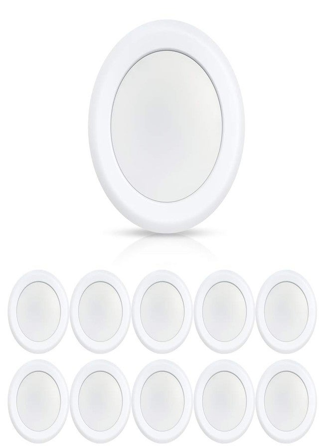 ECOELER 10Pack 6" Dimmable LED Disk Light, 16.5W 5000K Daylight 1000Lm, Dimmable Recessed Surface Mount Lighting Fixture Installs into J-Box or Recessed Can, ETL & FCC Listed - Image 1