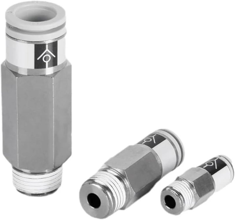 Pneumatic One Way Check Valve Direct Control AKH06B 01S Plastic One Touch Connector - Image 1
