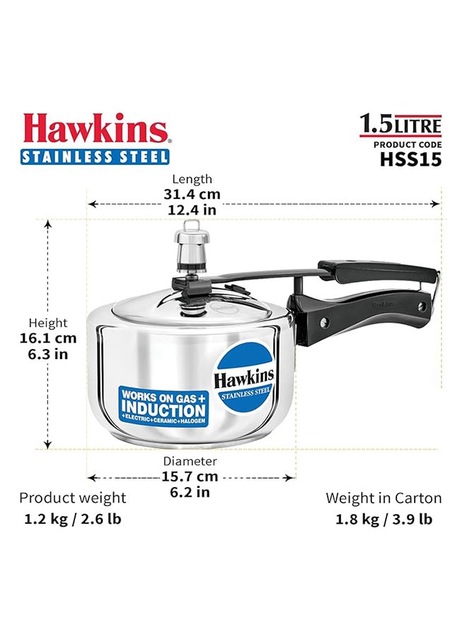 Hawkins SS Cooker 1.5 Ltr Ind. - pzsku/Z86DA7B53F82EE01C9B3DZ/45/_/1725376480/b1d1a659-b4f2-4f47-94e0-a9e546b92cdd