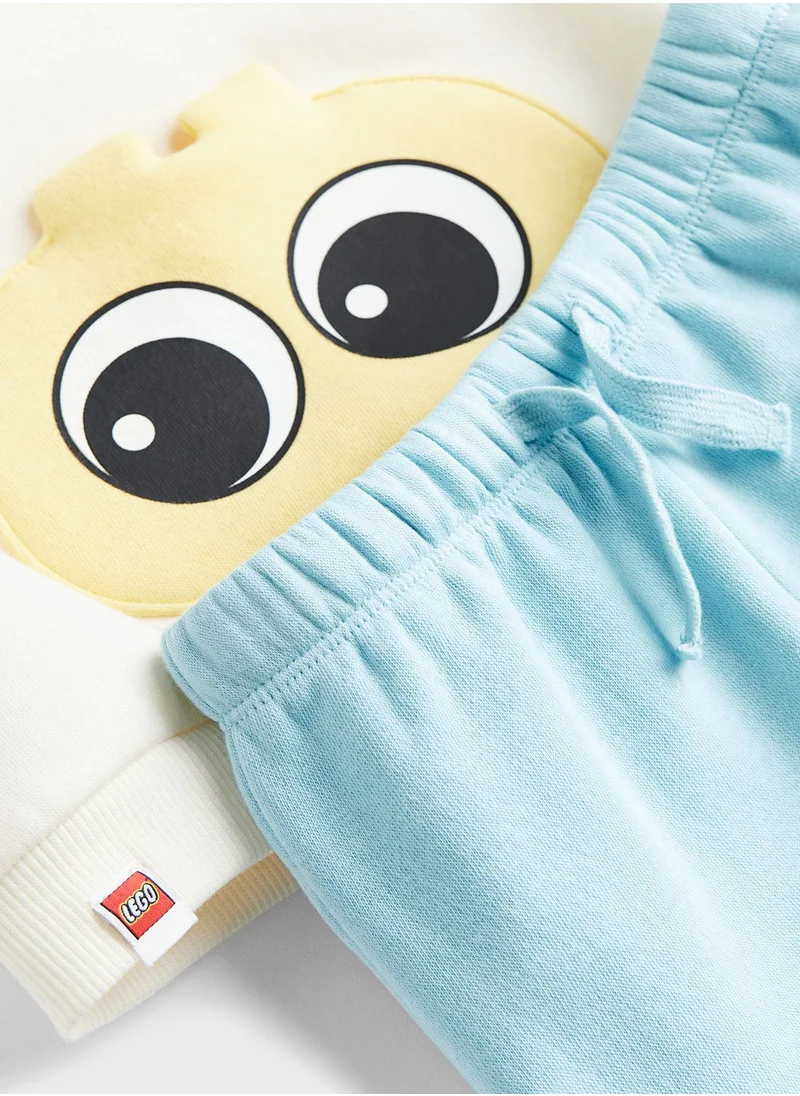 H&M Kids 2-Piece Printed Sweatshirt Set