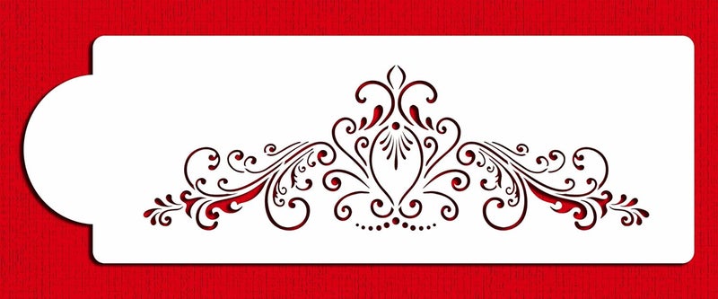 Designer Stencils Small Princess Lace 4 Stencil by Designer Stencils - Image 1