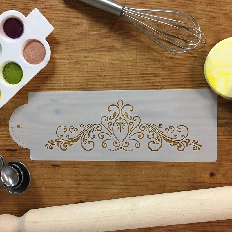 Designer Stencils Small Princess Lace 4 Stencil by Designer Stencils - Image 5
