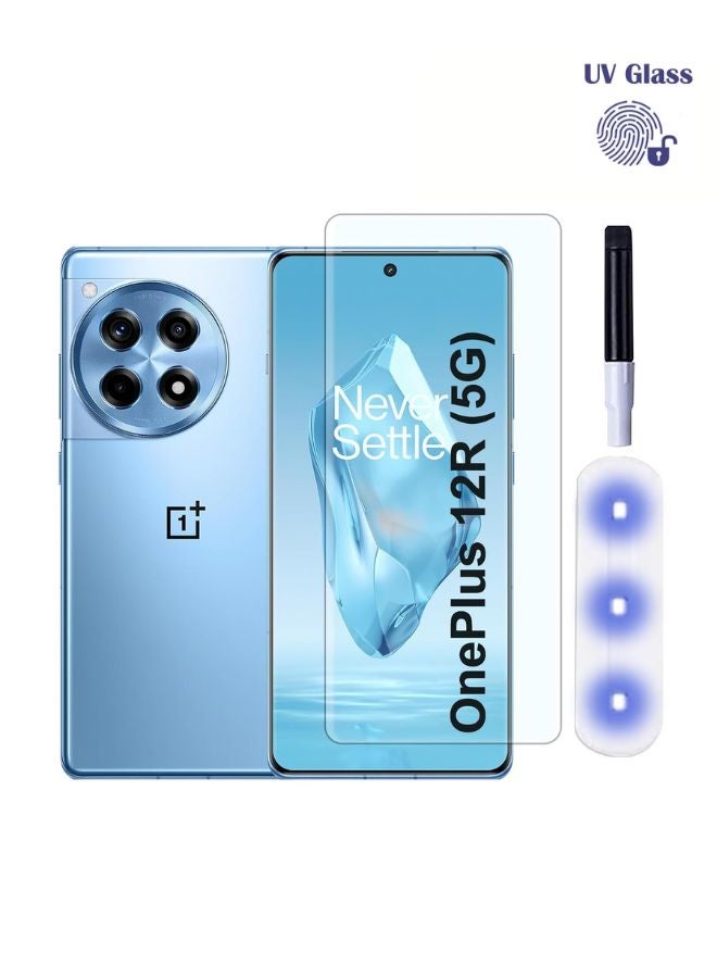 Screen Protector for One Plus 12R, UV Protection, Fingerprint sensor compatible