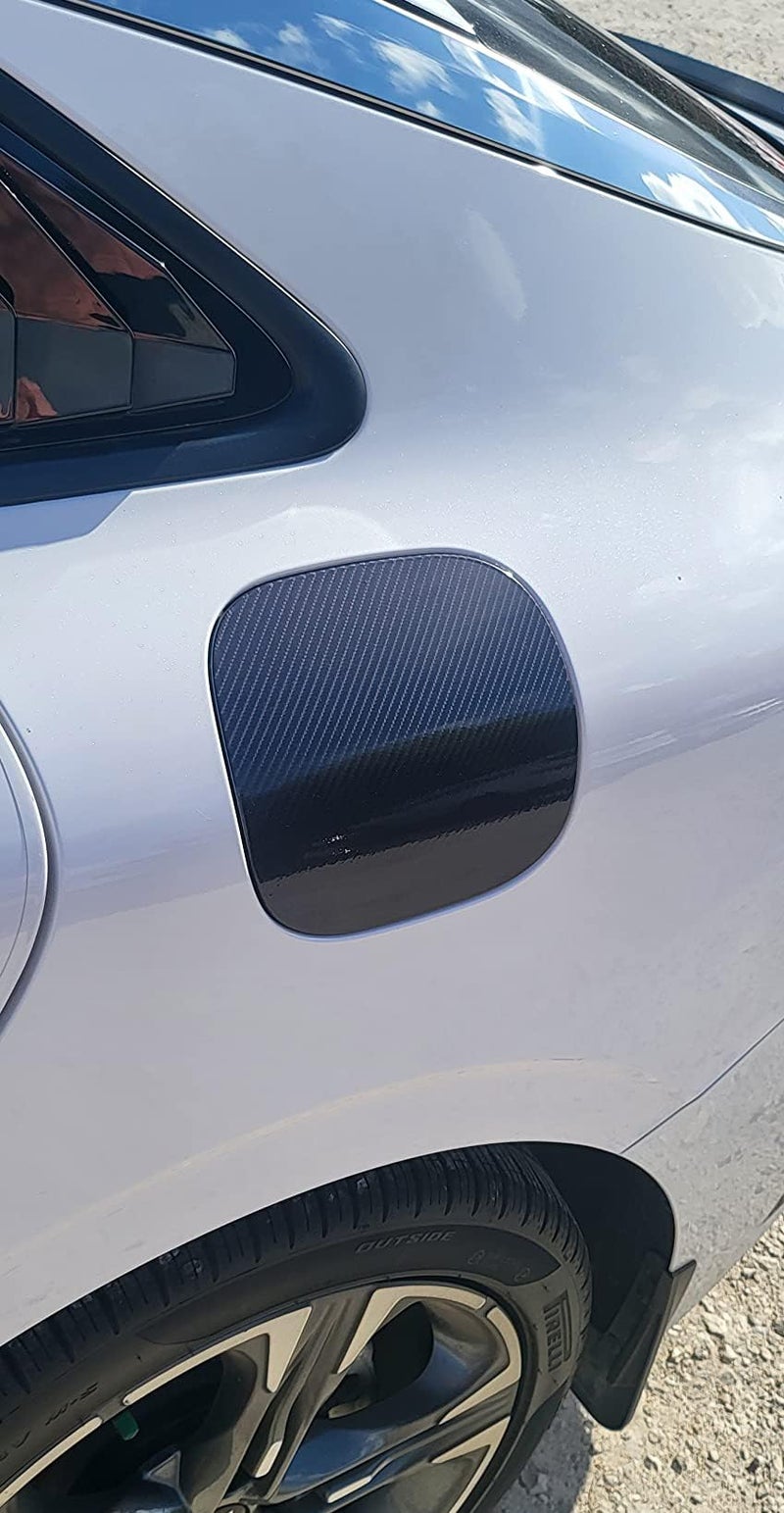 Lzlrun 6D High Gloss Black Carbon Fiber Vinyl Wrap Roll With Air Release - Outdoor Rated For Automotive Use - 1Ft X 5Ft - Image 4