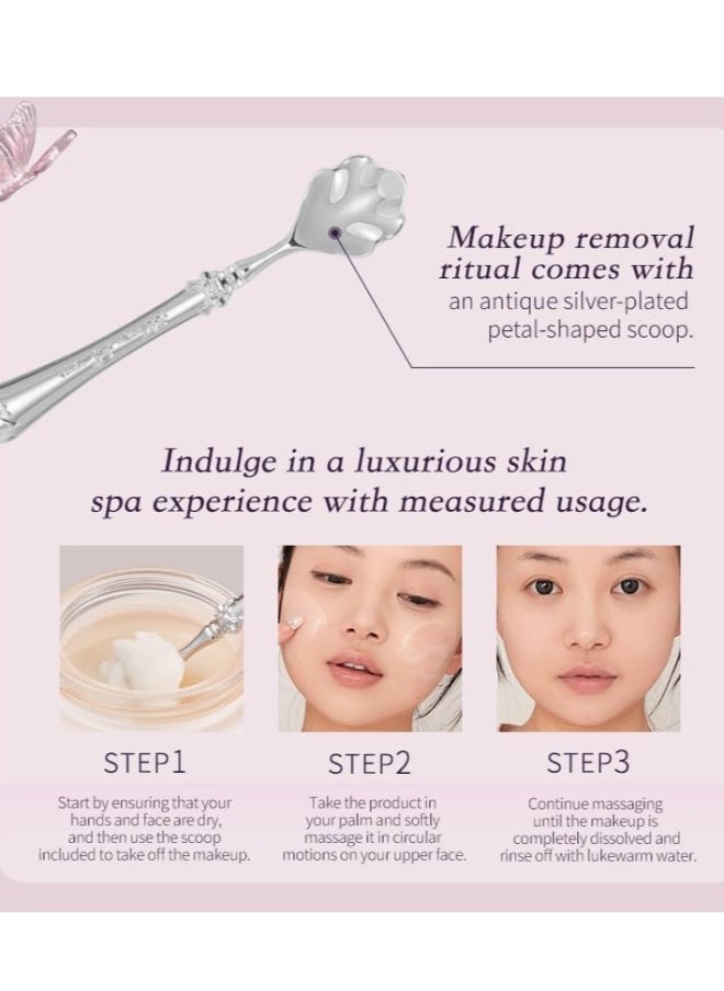 Flower Knows Midsummer Fairytales Makeup Cleansing Balm Makeup Remover Gently Melt Away Dirt, Oil, Makeup & Waterproof Mascara- 110ml  - Image 5