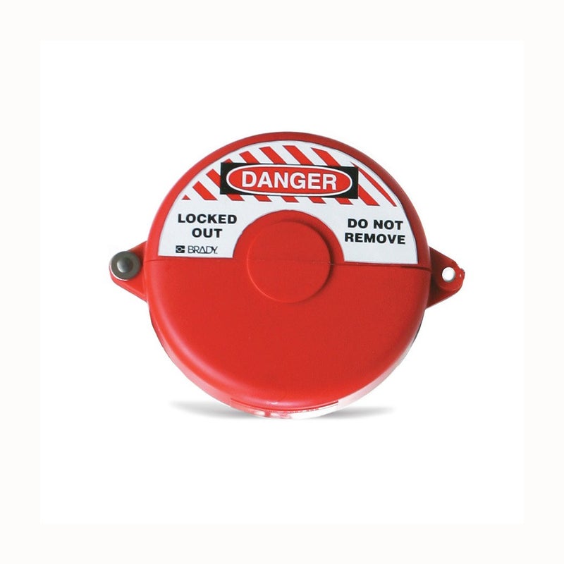 Brady 65560 Hinged Gate Valve Lockout, Red, for 1" - 2-1/2" Valve Handle Diameters - Image 3