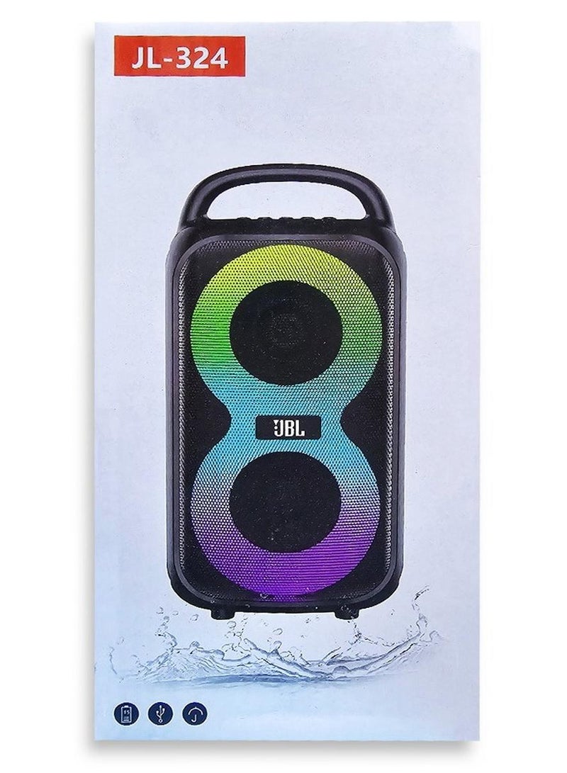 Subwoofer Headphones with FM Radio and Microphone Input - JL324 - Image 1