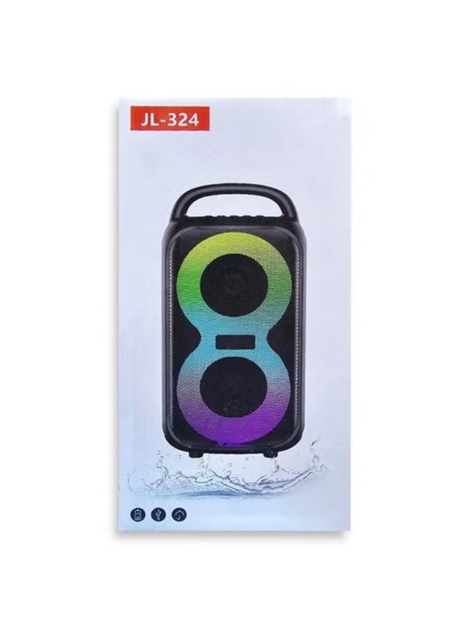 مزودة بمضخم صوت مع راديو FM ومدخل ميكروفون - JL324 - Image 1