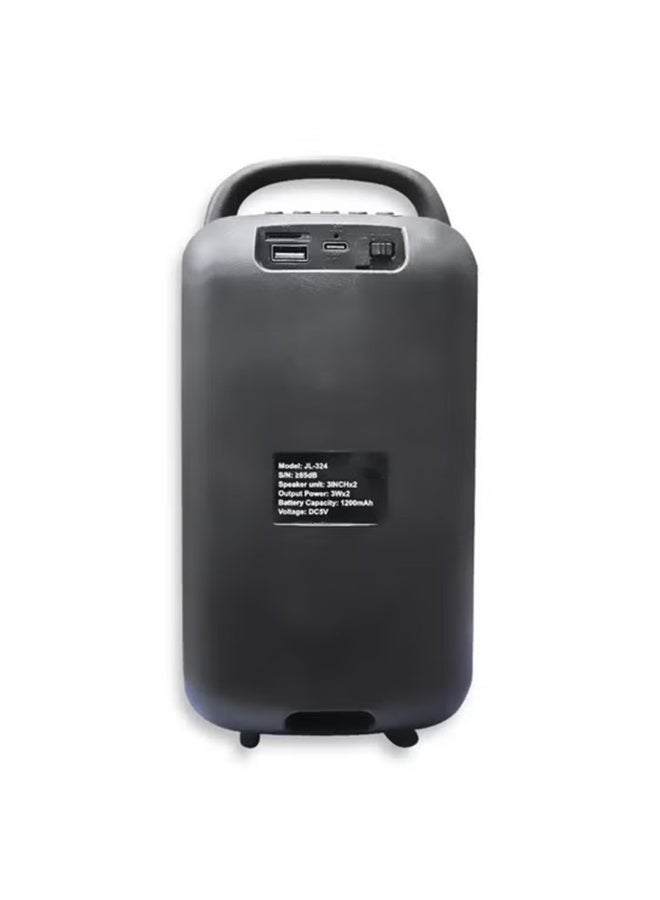 مزودة بمضخم صوت مع راديو FM ومدخل ميكروفون - JL324 - Image 4