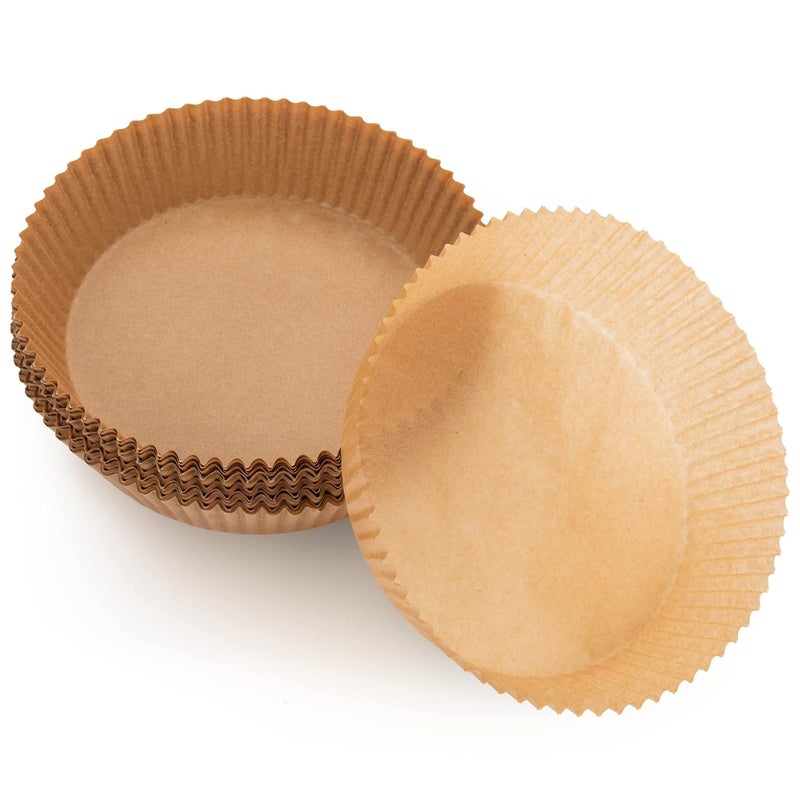LSR LORESO Air Fryer Liners Disposable Parchment Paper100 Count Round 78 Inche Non Stick Parchment Paper Liners For Air Fryers 58 Quart Disposable Round Air Fryer Liners 79 Round 100CT - Image 2