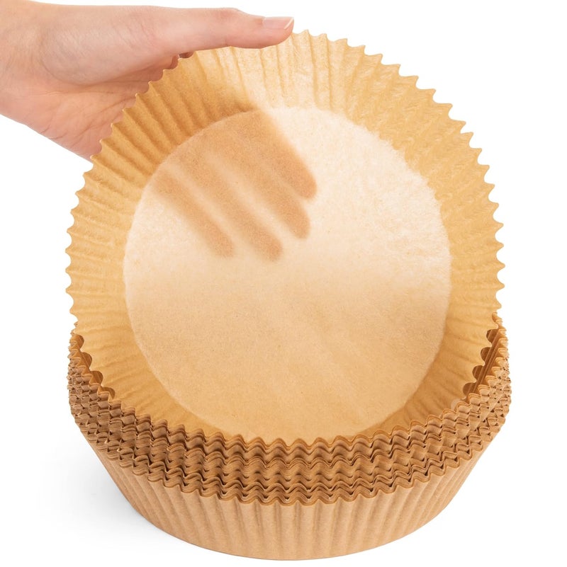 LSR LORESO Air Fryer Liners Disposable Parchment Paper100 Count Round 78 Inche Non Stick Parchment Paper Liners For Air Fryers 58 Quart Disposable Round Air Fryer Liners 79 Round 100CT - Image 4