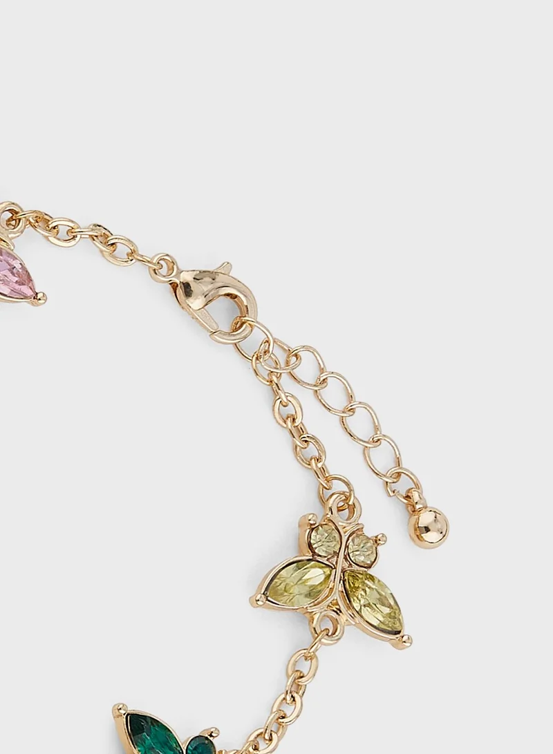 Ginger Embellish Butterfly Bracelet