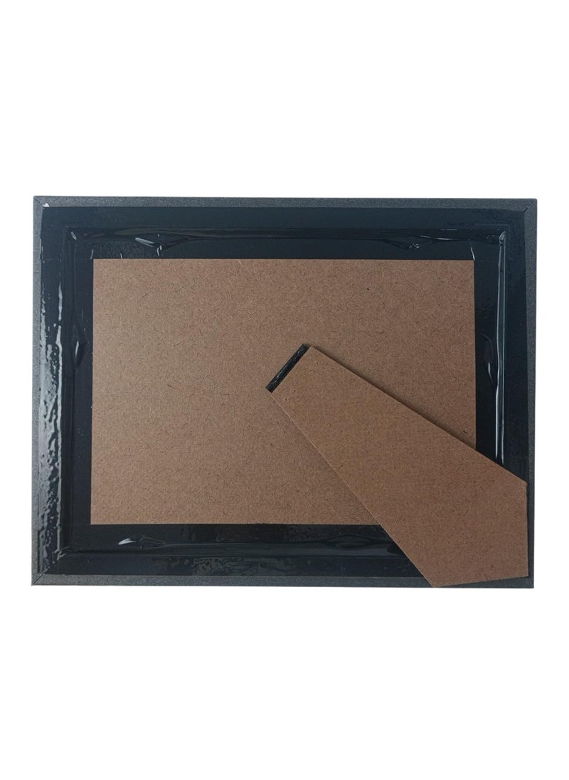 Hitech Sales Sri Ramakrishna Paramahansa and Sarada Devi Polystyrene Photo Frame, Rectangular Printed Photo Frame for Pooja Room, Home Decoration and Gifting (Tabletop, 7 x 9 x 0.9 inches, Brown)