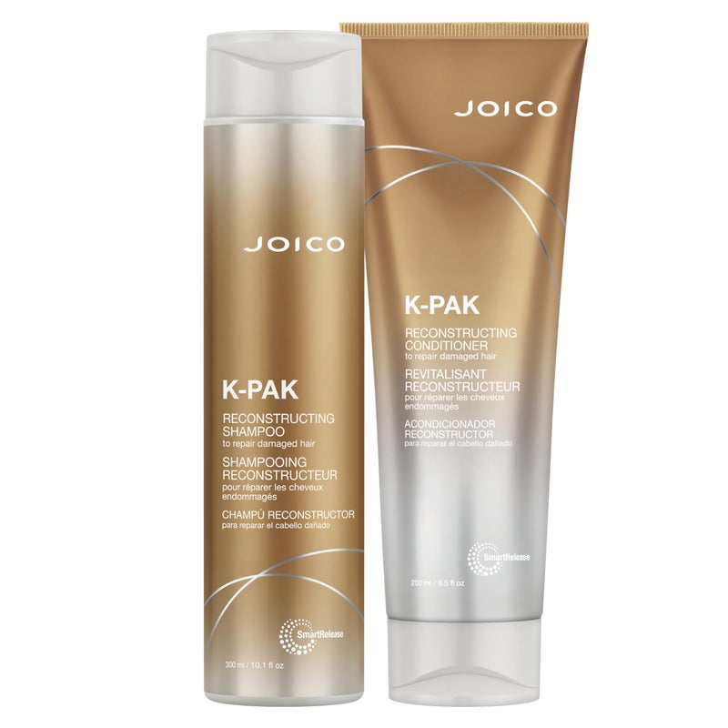 Joico K-PAK Daily Shampoo and Conditioner Set to Repair Damage, 10.1-Ounce - Image 1