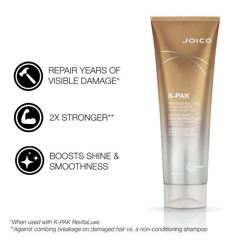 Joico K-PAK Daily Shampoo and Conditioner Set to Repair Damage, 10.1-Ounce - Image 3