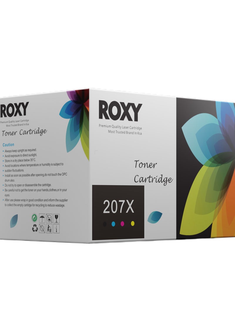 Roxy - Roxy 207X 207A  Compatible HP toner (SET)  HP 207X HP 207A W2210X W2210A W2211X W2211A W2212X W2213X  for HP Color LaserJet Pro MFP M282nw MFP M283fdn MFP M283fdw LaserJet M255dw m255nw - Image 1
