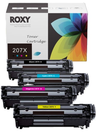 مجموعة حبر متوافقة 207X / 207A من ROXY - بديل لطابعات HP 207X 207A W2210X W2210A W2211X W2211A W2212X W2213X لطابعات HP Color LaserJet Pro MFP M282nw MFP M283fdn MFP M283fdw LaserJet M255dw m255nw - pzsku/Z86DB1116393E3F145ED1Z/45/1748743371/5fc36dc2-c8d0-4ccb-8a4b-1e33d162192a