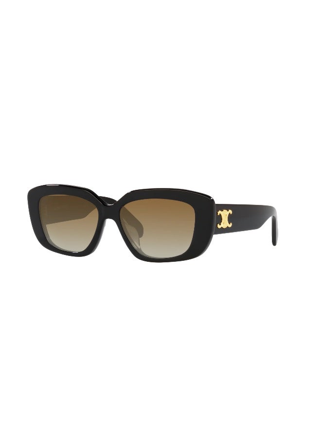 Celine CL40216U 01F Women's Full Rim Cat Eye Sunglasses - Image 1