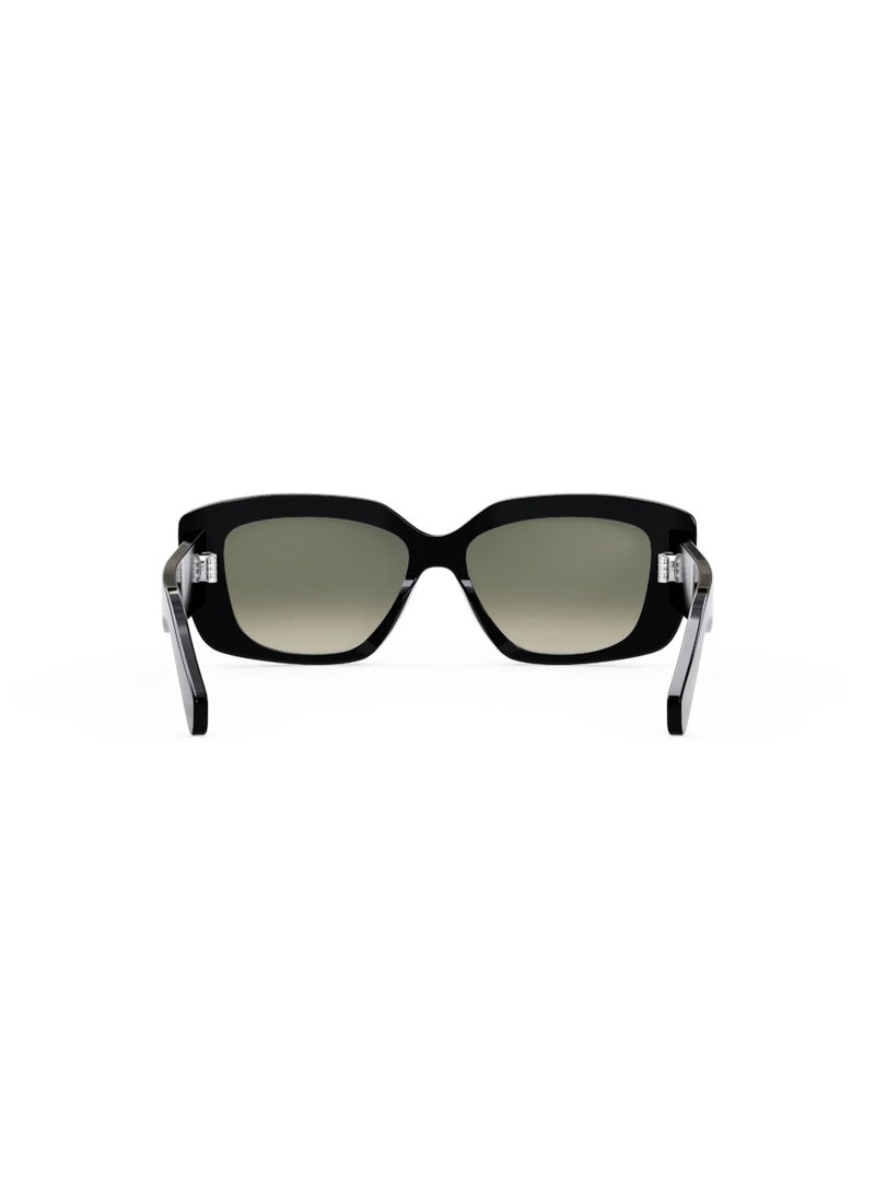 Celine CL40216U 01F Women's Full Rim Cat Eye Sunglasses - Image 5