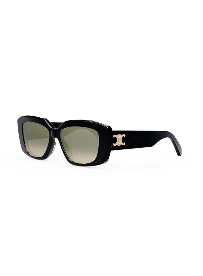 Celine CL40216U 01F Women's Full Rim Cat Eye Sunglasses - Image 2