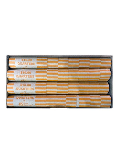 Preformed Coin Wrappers 112 Quarter Coin Wrappers (Rsw112Q)