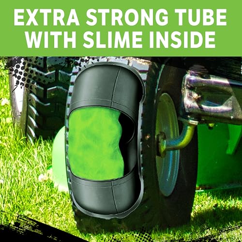 Slime 30015 Inner Tube for riding lawn mowers, ATVs, quads, tractors and farm/agriculture equipment, Extra Strong, Includes Self-Sealing Slime Sealant, Heavy Duty Replacement, 16x6.5-8" / 16x7.5-8" - Image 2