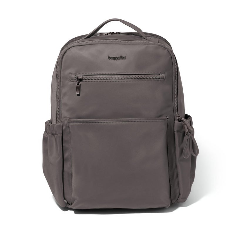 Baggallini Tribeca Expandable Laptop Backpack - 15"x11" Lightweight RFID Computer Bag for Work & Travel with Luggage Sleeve - Image 1