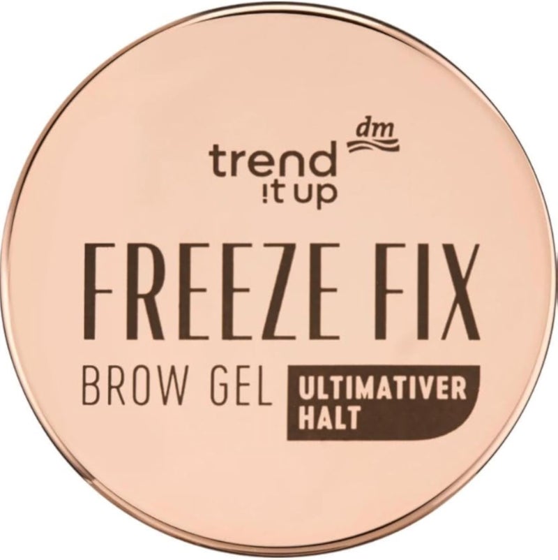 trend !t up Eyebrow gel Freeze Fix 010, 6 g, Transparent eyebrow gel,It reliably and precisely fixes the eyebrows.