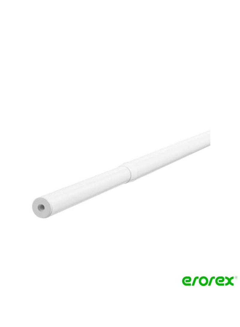 erorex Curtain rod white 70-120 cm - Image 1